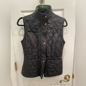 Women’s Barbour Quilted Vest Jacket Green Inside Size 4